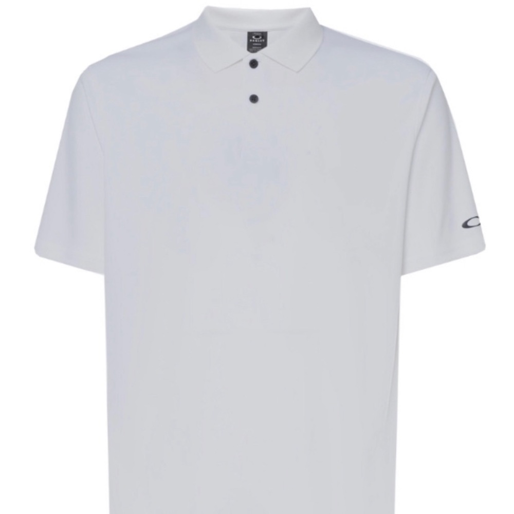 White Oakley Golf Element RC Polo Shirt